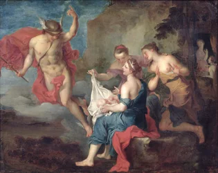Bacchus livré aux nymphes de Nysa
